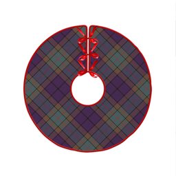 ScotsTee Shop Scottish Wardlaw Weathered Clan Crest Tartan Christmas Tree Skirt