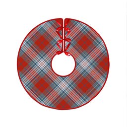 ScotsTee Shop Scottish Warden Ancient Clan Crest Tartan Christmas Tree Skirt