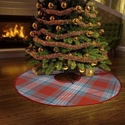 ScotsTee Shop Scottish Warden Ancient Clan Crest Tartan Christmas Tree Skirt