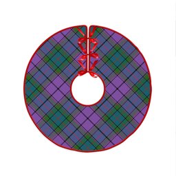 ScotsTee Shop Scottish Wardlaw Ancient Clan Crest Tartan Christmas Tree Skirt