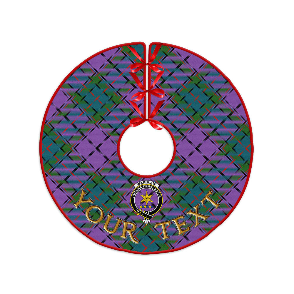 ScotsTee Shop Scottish Wardlaw Ancient Clan Crest Tartan Christmas Tree Skirt