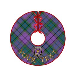 ScotsTee Shop Scottish Wardlaw Ancient Clan Crest Tartan Christmas Tree Skirt