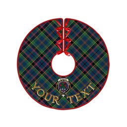 ScotsTee Shop Scottish Stinson (Stephenson Stevenson) Modern Clan Crest Tartan Christmas Tree Skirt