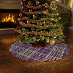 ScotsTee Shop Scottish Thompson Variant (Thomson Variant) Weathered Clan Crest Tartan Christmas Tree Skirt