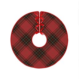 ScotsTee Shop Scottish Wemyss Weathered Clan Crest Tartan Christmas Tree Skirt