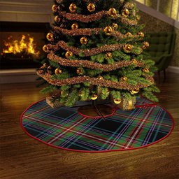 ScotsTee Shop Scottish Watt (Wate) Ancient Clan Crest Tartan Christmas Tree Skirt