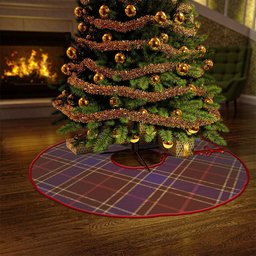 ScotsTee Shop Scottish Balfour Weathered Clan Crest Tartan Christmas Tree Skirt