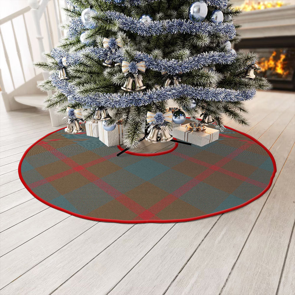 ScotsTee Shop Scottish Agnew (MacAgnew) Weathered Clan Crest Tartan Christmas Tree Skirt