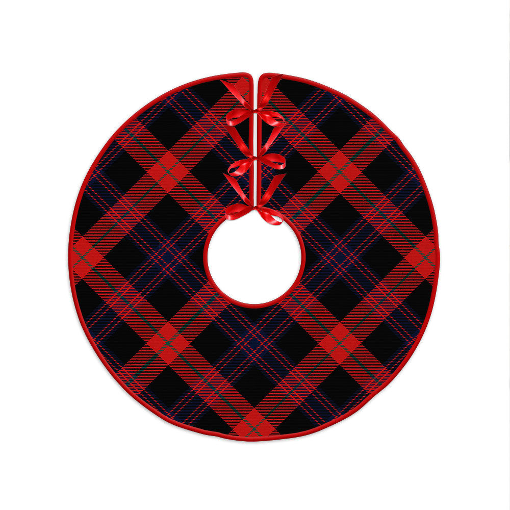 ScotsTee Shop Scottish Brown (Broun) Modern Clan Crest Tartan Christmas Tree Skirt