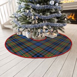ScotsTee Shop Scottish Gillies Modern Clan Crest Tartan Christmas Tree Skirt