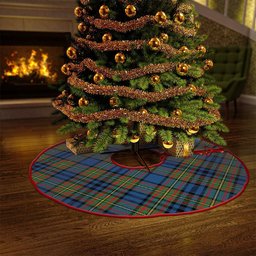 ScotsTee Shop Scottish Gillies Modern Clan Crest Tartan Christmas Tree Skirt