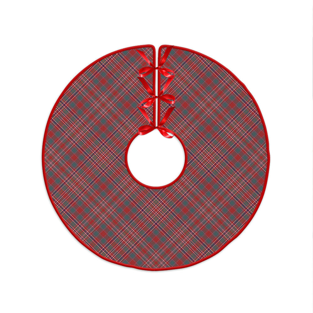 ScotsTee Shop Scottish MacAlister Weathered Clan Crest Tartan Christmas Tree Skirt