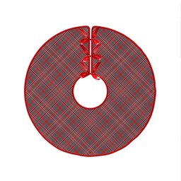ScotsTee Shop Scottish MacAlister Weathered Clan Crest Tartan Christmas Tree Skirt