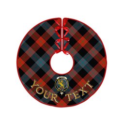 ScotsTee Shop Scottish Brown (Broun) Ancient Clan Crest Tartan Christmas Tree Skirt