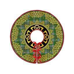 ScotsTee Shop Scottish Kennedy Ancient Clan Crest Tartan Christmas Tree Skirt Golden Celtic Heritage