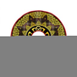 ScotsTee Shop Scottish MacDiarmid Weathered Clan Crest Tartan Christmas Tree Skirt Golden Celtic Heritage