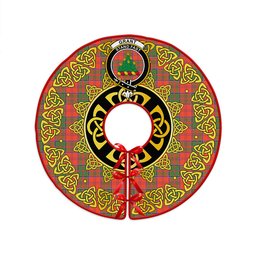 ScotsTee Shop Scottish Grant Ancient Clan Crest Tartan Christmas Tree Skirt Golden Celtic Heritage