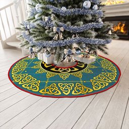 ScotsTee Shop Scottish Pearson Ancient Clan Crest Tartan Christmas Tree Skirt Golden Celtic Heritage