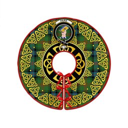 ScotsTee Shop Scottish Park Ancient Clan Crest Tartan Christmas Tree Skirt Golden Celtic Heritage