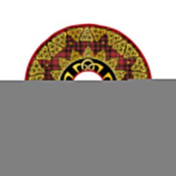ScotsTee Shop Scottish MacIan Weathered Clan Crest Tartan Christmas Tree Skirt Golden Celtic Heritage