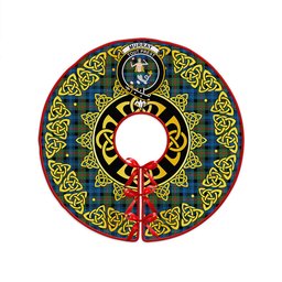 ScotsTee Shop Scottish Murray Ancient Clan Crest Tartan Christmas Tree Skirt Golden Celtic Heritage