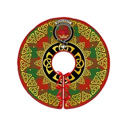 ScotsTee Shop Scottish Moncrieffe Ancient Clan Crest Tartan Christmas Tree Skirt Golden Celtic Heritage