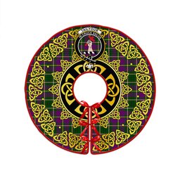 ScotsTee Shop Scottish Tailyour Clan Crest Tartan Christmas Tree Skirt Golden Celtic Heritage