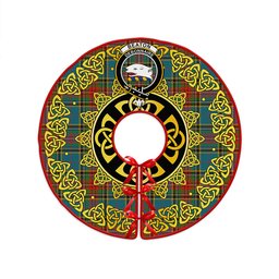 ScotsTee Shop Scottish Beaton Ancient Clan Crest Tartan Christmas Tree Skirt Golden Celtic Heritage