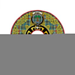 ScotsTee Shop Scottish Bisset Ancient Clan Crest Tartan Christmas Tree Skirt Golden Celtic Heritage