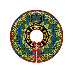 ScotsTee Shop Scottish Keith (Marshall) Ancient Clan Crest Tartan Christmas Tree Skirt Golden Celtic Heritage