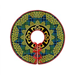 ScotsTee Shop Scottish Keith (Austin) Ancient Clan Crest Tartan Christmas Tree Skirt Golden Celtic Heritage
