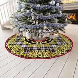 ScotsTee Shop Scottish Little Arisaid Modern Clan Crest Tartan Christmas Tree Skirt Golden Celtic Heritage