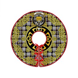 ScotsTee Shop Scottish Little Arisaid Modern Clan Crest Tartan Christmas Tree Skirt Golden Celtic Heritage