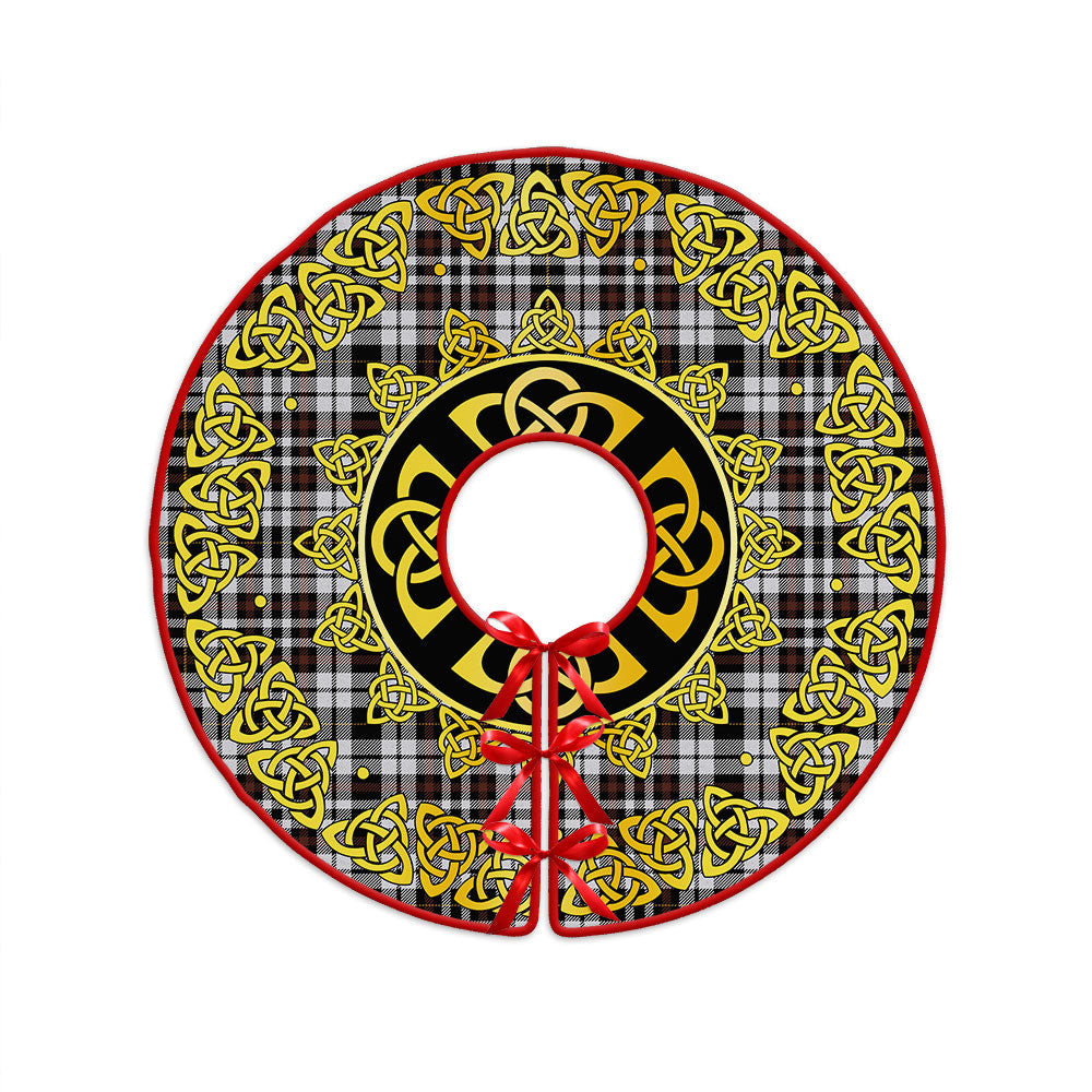 ScotsTee Shop Scottish Little Arisaid Modern Clan Crest Tartan Christmas Tree Skirt Golden Celtic Heritage