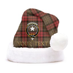 ScotsTee Shop Scottish Blackstock Hunting Weathered Clan Badge Tartan Plush Christmas Hat