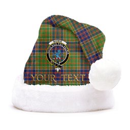 ScotsTee Shop Scottish Bowie Modern Clan Badge Tartan Plush Christmas Hat