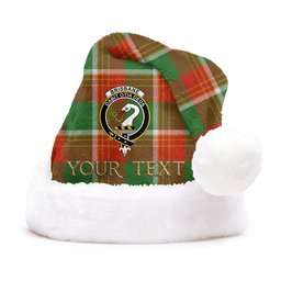ScotsTee Shop Scottish Brisbane Ancient Clan Badge Tartan Plush Christmas Hat