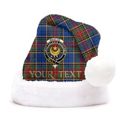 ScotsTee Shop Scottish Beattie Modern Clan Badge Tartan Plush Christmas Hat
