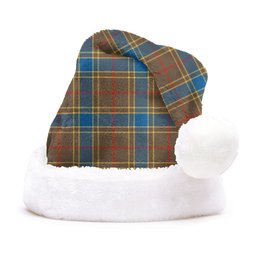 ScotsTee Shop Scottish Balfour Ancient Clan Badge Tartan Plush Christmas Hat