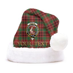ScotsTee Shop Scottish Ainslie Ancient Clan Badge Tartan Plush Christmas Hat