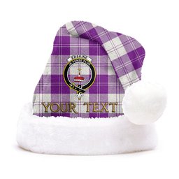 ScotsTee Shop Scottish Erskine Purple Clan Badge Tartan Plush Christmas Hat