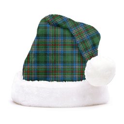 ScotsTee Shop Scottish Cockburn (Coburn) Ancient Clan Badge Tartan Plush Christmas Hat
