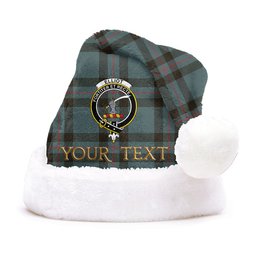 ScotsTee Shop Scottish Elliot (Ellot) Weathered Clan Badge Tartan Plush Christmas Hat