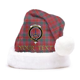 ScotsTee Shop Scottish Dalziel Weathered Clan Badge Tartan Plush Christmas Hat