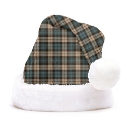ScotsTee Shop Scottish Campbell Weathered 2 Clan Badge Tartan Plush Christmas Hat
