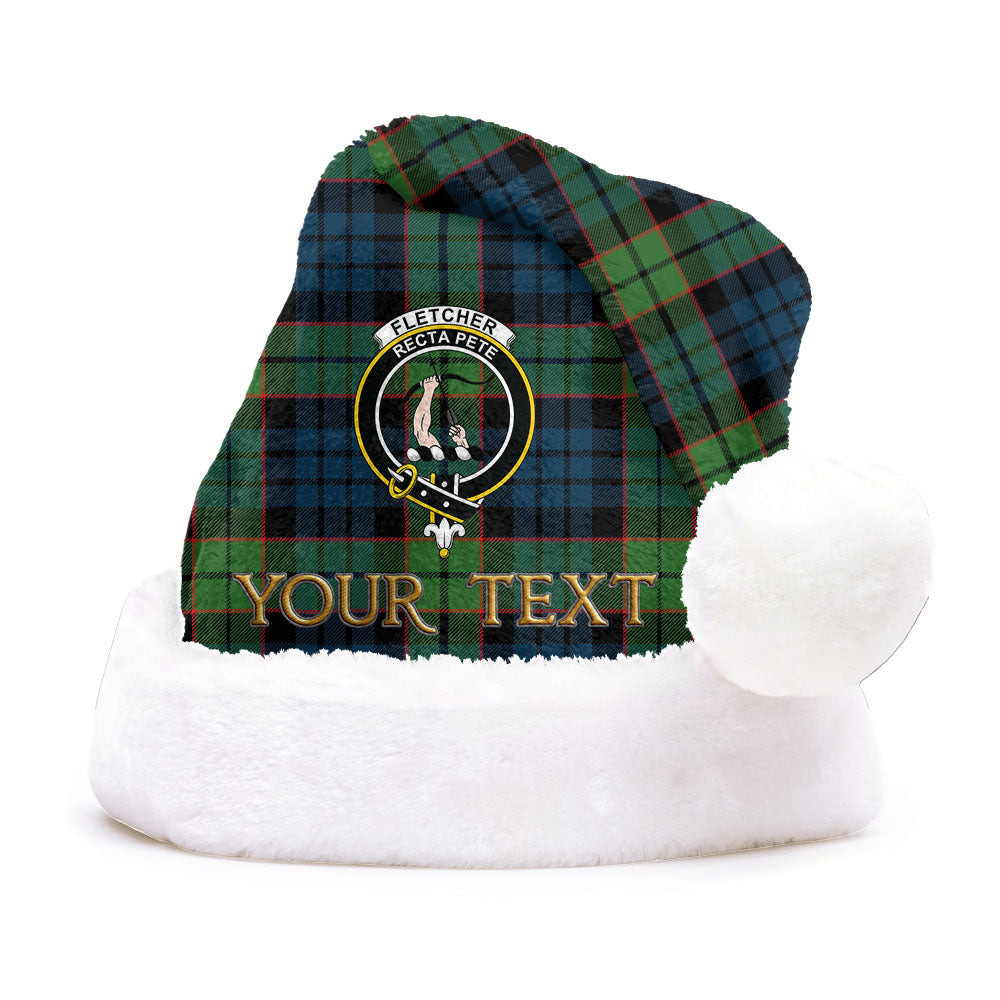 ScotsTee Shop Scottish Fletcher Family Modern Clan Badge Tartan Plush Christmas Hat