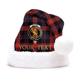 ScotsTee Shop Scottish Brown (Broun) Modern Clan Badge Tartan Plush Christmas Hat
