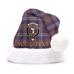 ScotsTee Shop Scottish Cathcart Weathered Clan Badge Tartan Plush Christmas Hat
