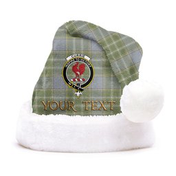 ScotsTee Shop Scottish Currie Weathered Clan Badge Tartan Plush Christmas Hat