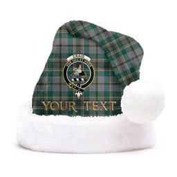 ScotsTee Shop Scottish Craig (Craigie) Modern Clan Badge Tartan Plush Christmas Hat